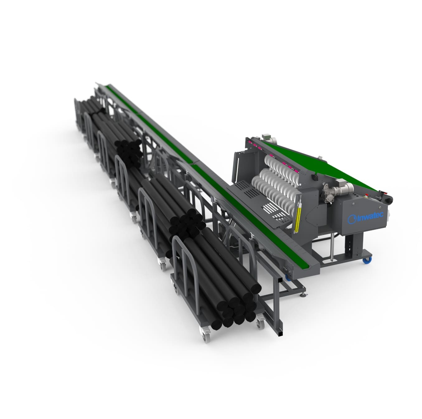 Inwatec mat sorting conveyor